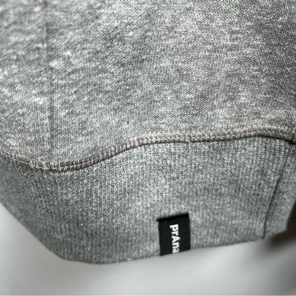 PrAna Men’s Cardiff Fleece Full Zip Heather Grey Size XL Hooded Sweatshirt NWT - Picture 8 of 11